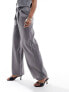 New Look boxer detail trousers in grey