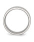 Stainless Steel Polished Textured 9mm Rounded Edge Band Ring