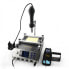 Фото #1 товара WEP 853AAA+ 3in1 soldering station - preheater + soldering tip + hotair with fan