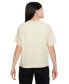 ფოტო #2 პროდუქტის Sportswear Girls Cotton Boxy T-shirt