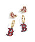 Фото #2 товара Серьги Baublebar Boston Red Sox