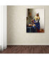 Фото #3 товара Картина на холсте Trademark Global jan Vermeer 'The Milkmaid 1658-60' 32" x 24"
