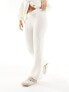 Фото #1 товара In The Style fluffy flared trouser co-ord in cream