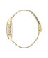 ფოტო #2 პროდუქტის Unisex Digital Two Gold-Tone Stainless Steel Bracelet Watch 36mm