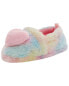 Rainbow Heart Faux Fur Loafer Slippers S