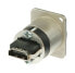Фото #5 товара Neutrik NTR-NAHDMI-W - HDMI 1.3a - Silver - ABS synthetics - Brass - Nickel - Zinc steel - UL 94 V-0 - 31 mm - 40.4 mm