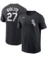Фото #2 товара Men's Lucas Giolito Black Chicago White Sox Name Number T-shirt