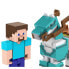 Фото #2 товара Фигурка Minecraft Steve And Horse With Armor Фигурка (Игровые наборы и фигурки)