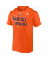 ფოტო #2 პროდუქტის Men's Orange Houston Astros 2023 AL West Division Champions Locker Room T-shirt