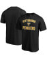 Фото #1 товара Men's Black Pittsburgh Penguins Team Victory Arch T-shirt