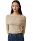 Фото #1 товара Women's Everfine Off The Shoulder Pullover Sweater