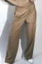 Фото #2 товара Широкие брюки с эластичным поясом ZARA