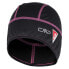 Шапка спортивная CMP Trail Pro Stretch 6504015 Beanie Black / Pink Fluo - фото #2