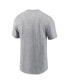 Фото #2 товара Men's Heather Gray Oregon Ducks Primetime Evergreen Wordmark T-Shirt