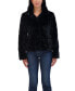 Фото #1 товара Women's Sheared Faux Fur Snap Front Jacket