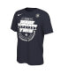 Фото #3 товара Men's and Women's Navy UConn Huskies 2023 NCAA Men's Basketball Tournament March Madness Final Four Regional Champions Locker Room T-shirt