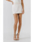 ფოტო #2 პროდუქტის Women's Chain-Trimmed Mini Skirt