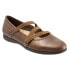 Фото #2 товара Trotters Della T1953-222 Womens Brown Leather Slip On Ballet Flats Shoes 7