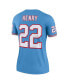 Фото #2 товара Women's Derrick Henry Light Blue Tennessee Titans Oilers Throwback Legend Jersey