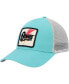 Фото #1 товара Men's Teal, Cream David Bowie Valin Trucker Snapback Hat