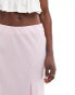 Фото #4 товара Vero Moda seam detail fluid maxi skirt in light pink