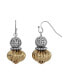 ფოტო #1 პროდუქტის Two-Tone Double Drop Earrings