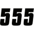 FACTORY EFFEX FX Factory 4´´ #5 08-90005 Number Stickers
