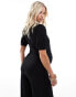 Mamalicious maternity henley long sleeved top co-ord in black