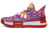 Basketball Sneakers Peak E94855A, Red-Purple Color, Cushioning and Non-Slip Durable Outsole, Low Model