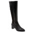 Фото #2 товара Trotters Kirby Wide Calf T2067-001 Womens Black Extra Wide Knee High Boots 8