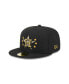Фото #1 товара Men's Black Houston Astros 2024 Armed Forces Day On-Field 59FIFTY Fitted Hat