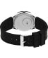 ფოტო #4 პროდუქტის Men's Q Diver Black Synthetic Watch 38mm