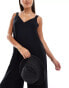 Фото #2 товара ASOS DESIGN beach jumpsuit with pocket detail in black