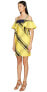 Фото #4 товара Sportmax 243241 Womens Navata Cotton Ruffle Sleeves Dress Bright Yellow Size 6