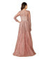 ფოტო #2 პროდუქტის Women's Beaded Lace Overskirt Ballgown