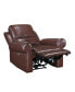 Фото #5 товара White Label Florentina 39" Leather Match Power with Power Headrest Reclining Chair