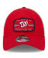 Фото #3 товара Men's Red Washington Nationals Property Trucker 9TWENTY Snapback Hat