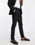 Фото #1 товара Topman skinny tux suit trousers in black