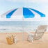 Фото #3 товара AKTIVE Twister Ø220cm UV50 beach umbrella with inclinable mast