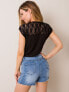 Фото #1 товара Женские джинсовые шорты Factory Price с высокой талией, пять карманов, подол необработанный