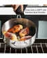 Фото #5 товара 3-Ply Base Stainless Steel 4.5 Quart Induction Sauté Pan with Helper Handle and Lid