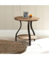Фото #3 товара Steve Silver Denise 24" Round Wood and Metal End Table