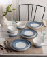 Colorscapes Desert Layers 12 Piece Coupe Dinnerware Set