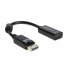 Фото #1 товара Адаптер для DisplayPort на HDMI DELOCK Adaptador DisplayPort > HDMI 13 cm Чёрный