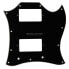 Фото #1 товара Göldo Pickguard Double Cut, 3-ply black