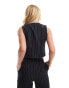 Фото #4 товара New Look waistcoat in black pinstripe