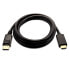 Фото #1 товара V7 Black Video Cable DisplayPort Male to HDMI Male 2m 6.6ft - 2 m - DisplayPort - HDMI - Male - Male - Straight