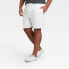 Фото #1 товара Men's Big & Tall 8.5'' Knit Shorts - Goodfellow & Co Off-White 5XL