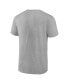 ფოტო #3 პროდუქტის Men's Heather Gray Utah Hockey Club Draft Logo T-Shirt