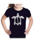 Big Girl's Word Art T-shirt - Honu Turtle - Hawaiian Islands